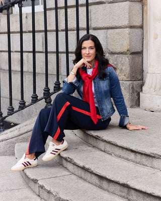 Pre-Order Navy Trouser with Side Stripe