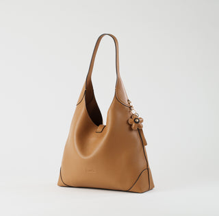 Pre-Order - Napa Leather Shoulder Bag - Caramel