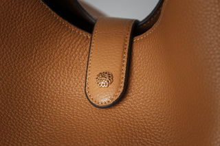 Pre-Order - Napa Leather Shoulder Bag - Caramel